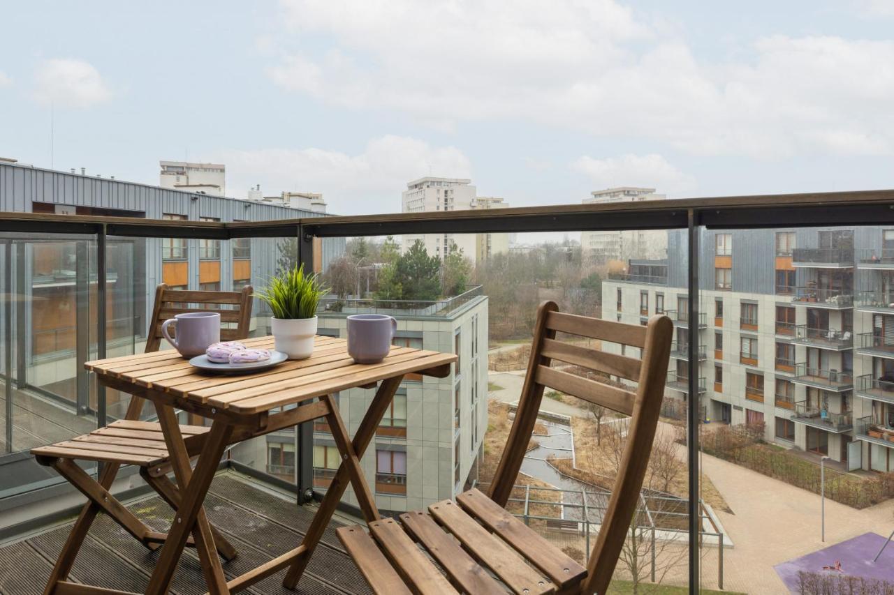 Mokotow Bernardynska Apartment With Balcony By Noclegi Renters Warsaw Exterior photo